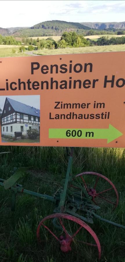 Lichtenhainer Hof Lichtenhain (Sebnitz) Exterior foto